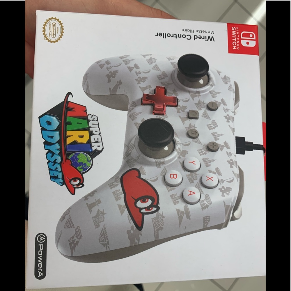 Super Mario odyssey switch controller